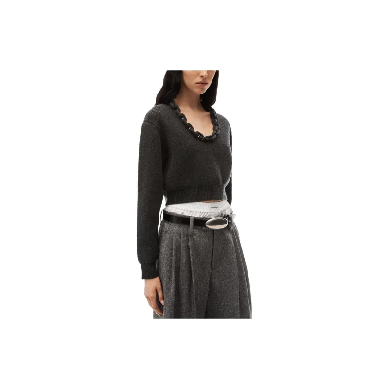 Alexander Wang Scoop neck Cashmere Jumper-3