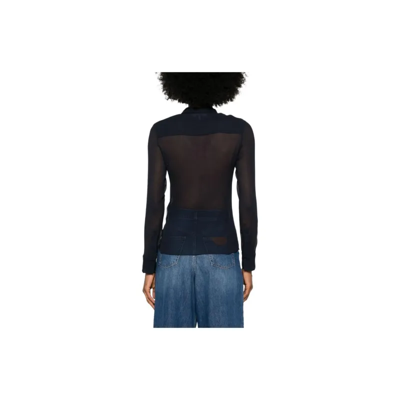 Chloé Sheer Button Up Blouse-2