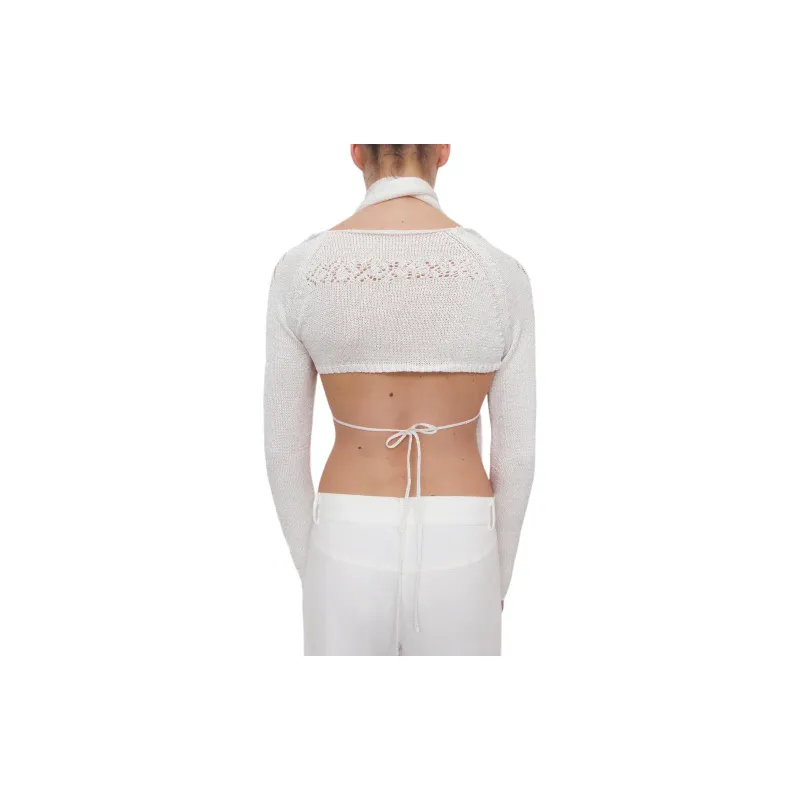 Gimaguas Crop Tops Women's White-2