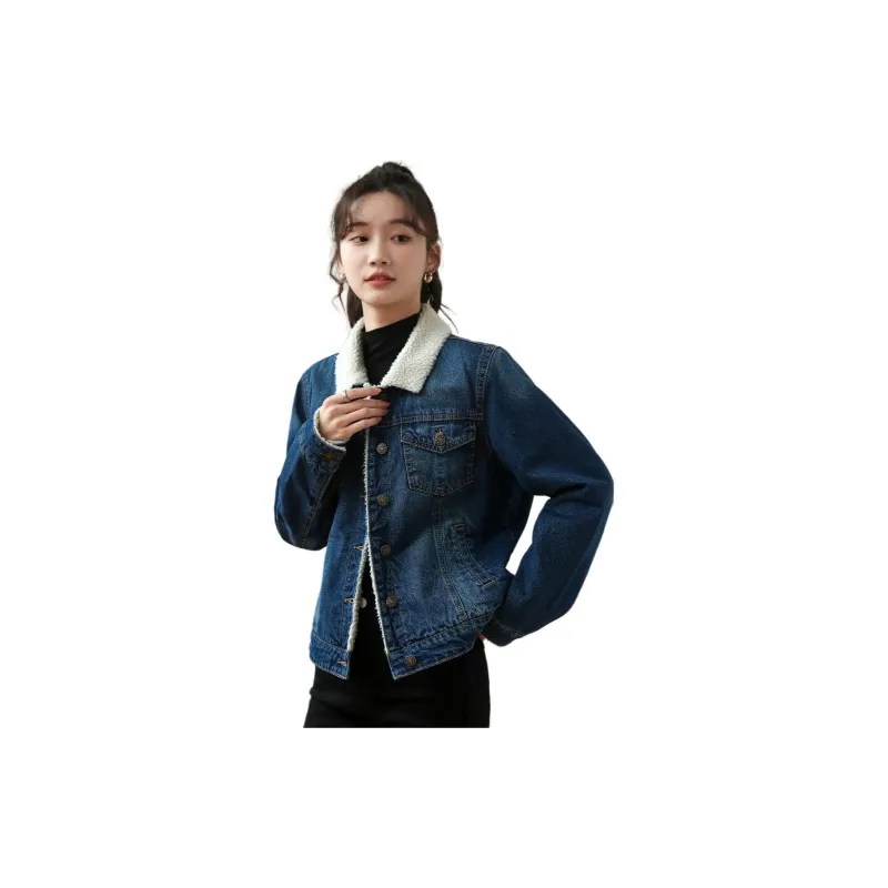 JEANSWEST Denim Jackets Women's-1