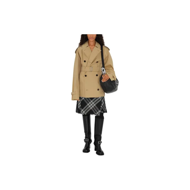 Burberry Cotton Waterproof Trench Coat-3