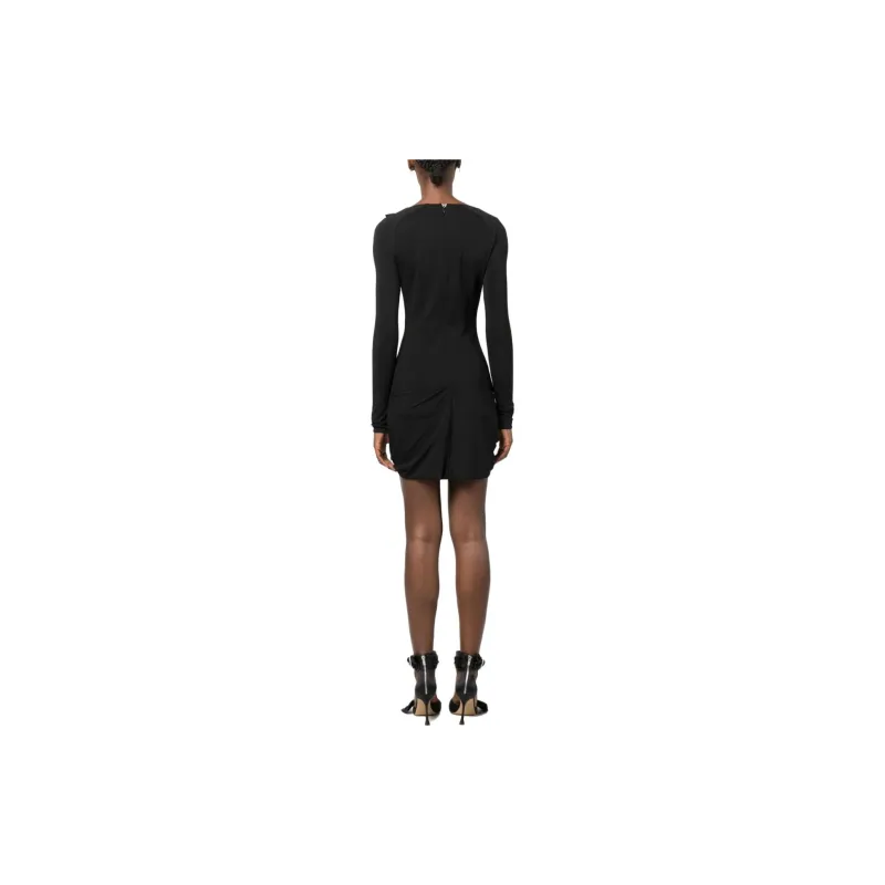 The Attico Donnie Knot Detailed Mini Dress-2