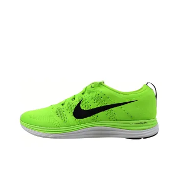 Nike Flyknit Lunar1+ Electric Green/Dark Obsidian Blue Tint