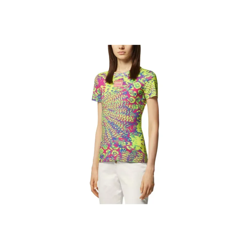 VERSACE JEANS COUTURE Printed Cotton T shirt-2