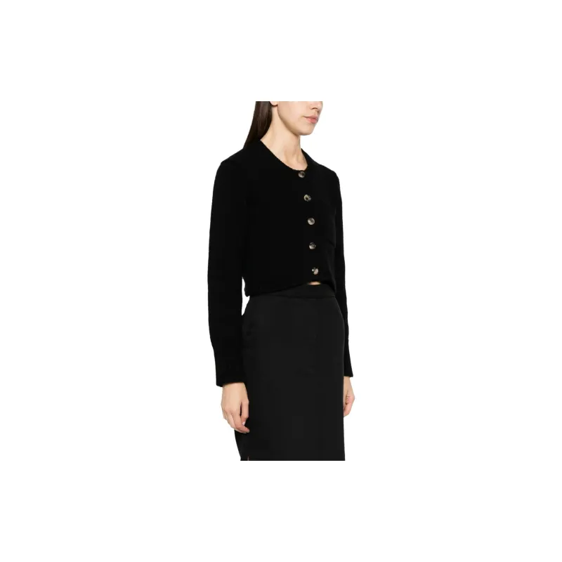 KHAITE Lavan Cardigan 'Black'-2