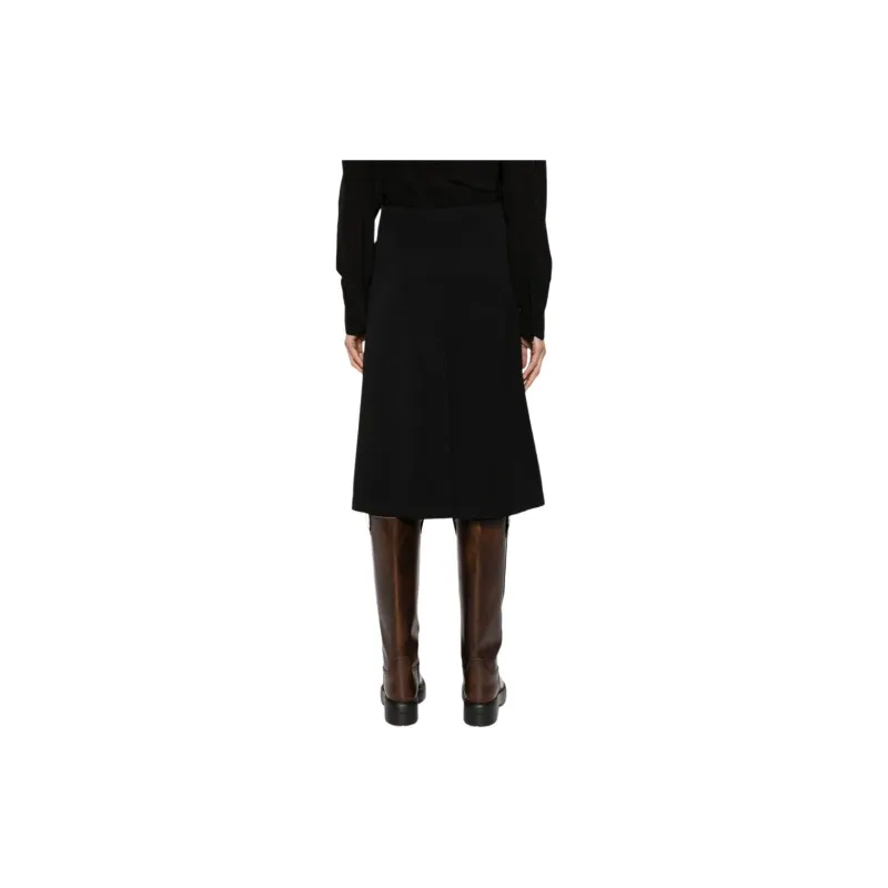 Lanvin Pleated Tailored Midi Skirt-2