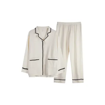 Xuan Liang Pajama Set Women's Cream White