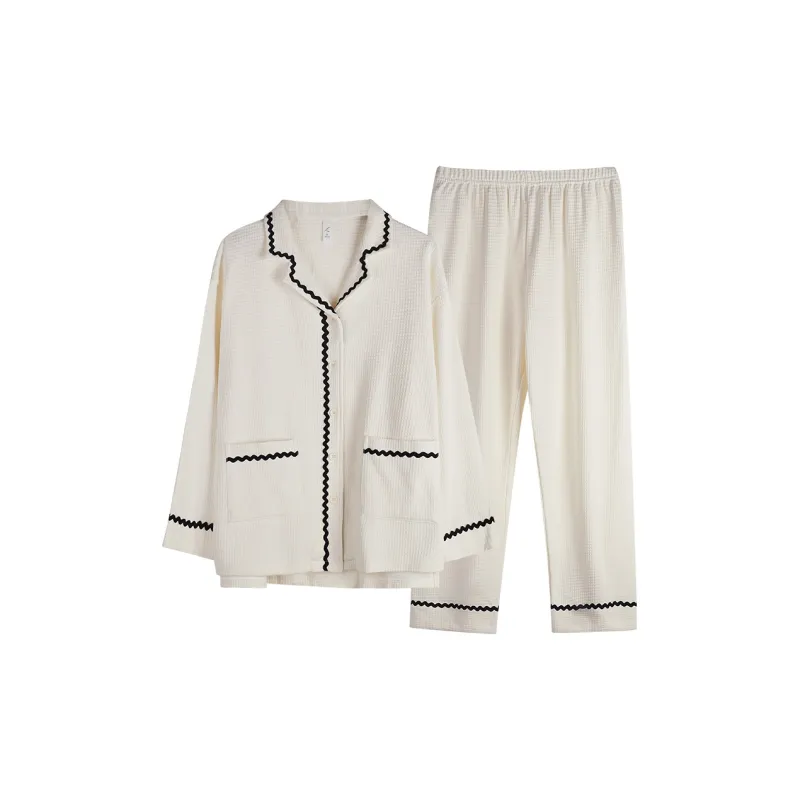 Xuan Liang Pajama Set Women's Cream White-0