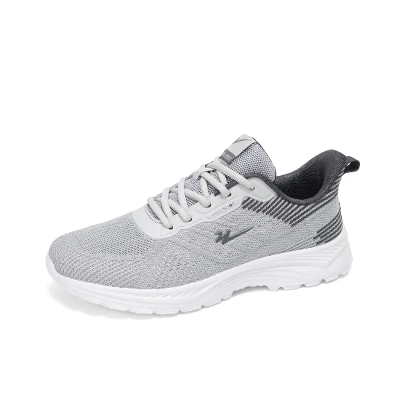 Binary Low Top Running Shoes Men's Light Gray-1