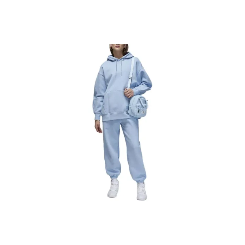 Jordan Flight Fleece Sweatshirt Women's Blue Gray-2