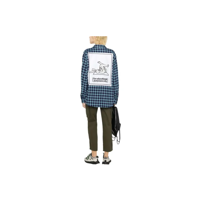 NATASHA ZINKO Check-print Oversized Shirt-2