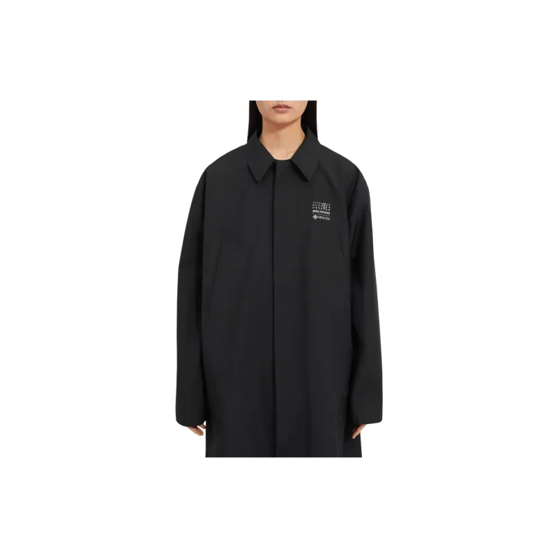 MM6 Maison Margiela X Salomon Logo Printed Trench Coat-2