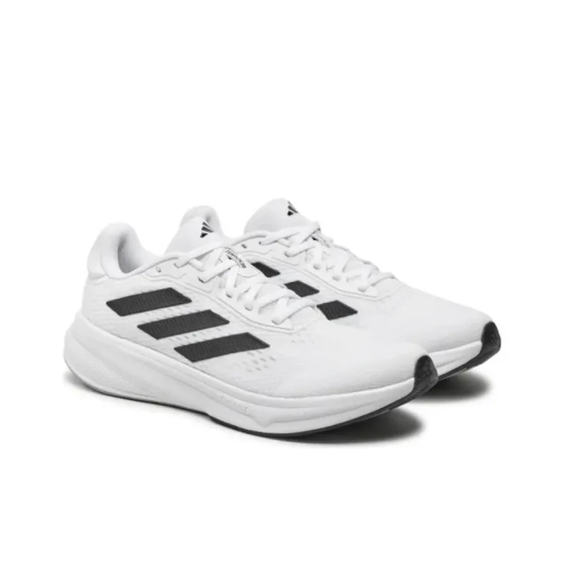 Adidas Response Super Wear Resistant Low Top Running Shoes Men's White-1