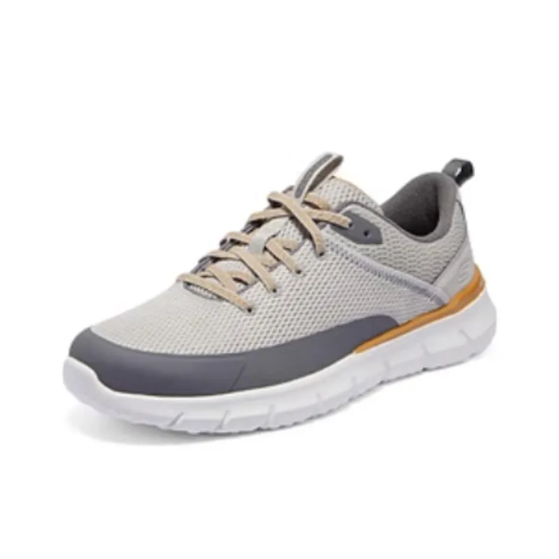 Skechers Del Retto Anti-Slip Wear-Resistant Low-Top Casual Shoes Men's Gray-2