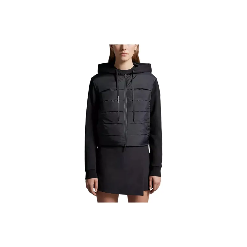 Moncler Quilted-panel Ribbed Jacket-2