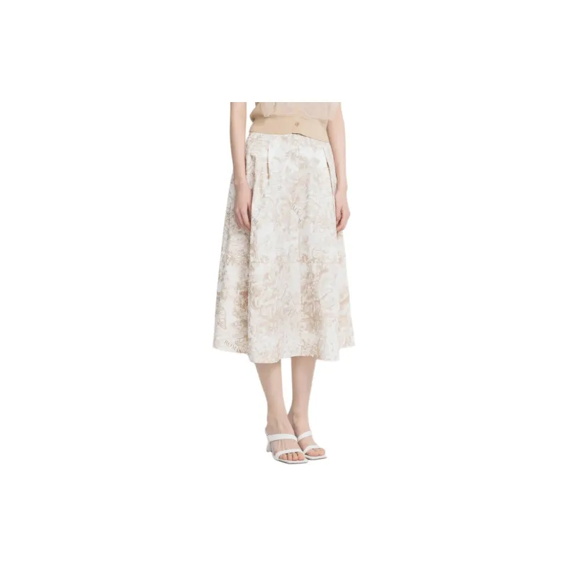 XG Casual Long Skirt Women's Folk Flower-2