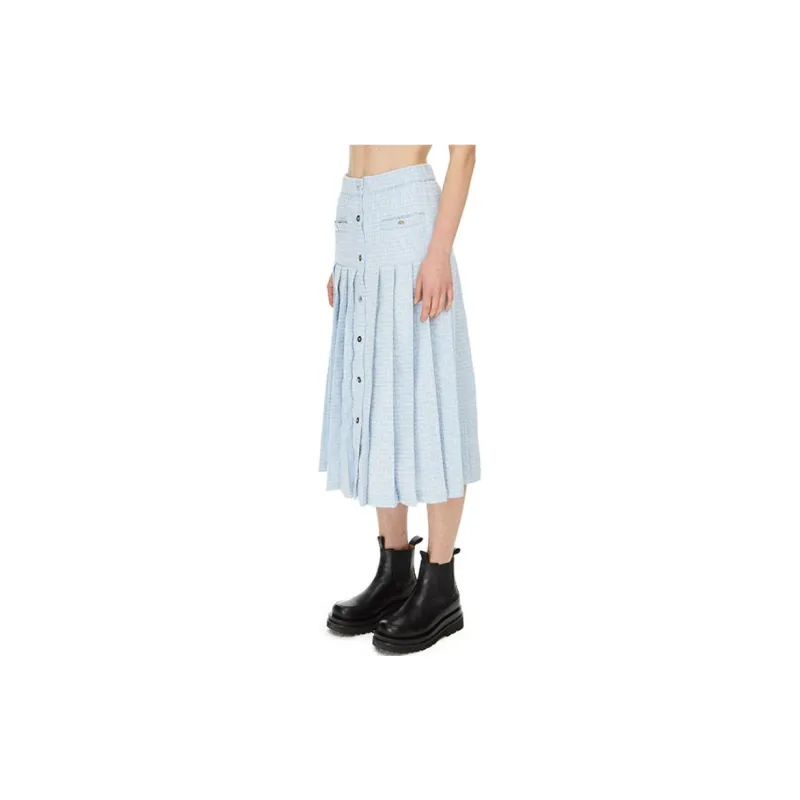 IMMI Casual Long Skirts Women's Light Blue-2