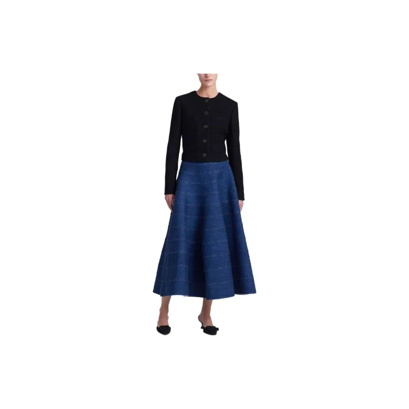 ALTUZARRA Bernadette Warp-knit Cropped Cardigan-1