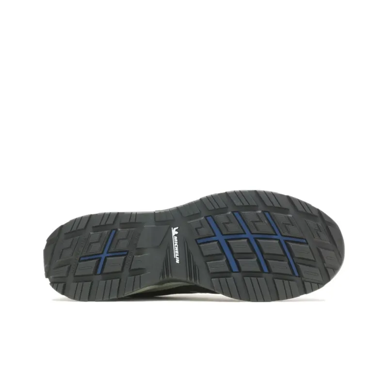 BATES Cushioned Slip-Resistant Breathable Low-Top Running Shoes Men's Green Black-5