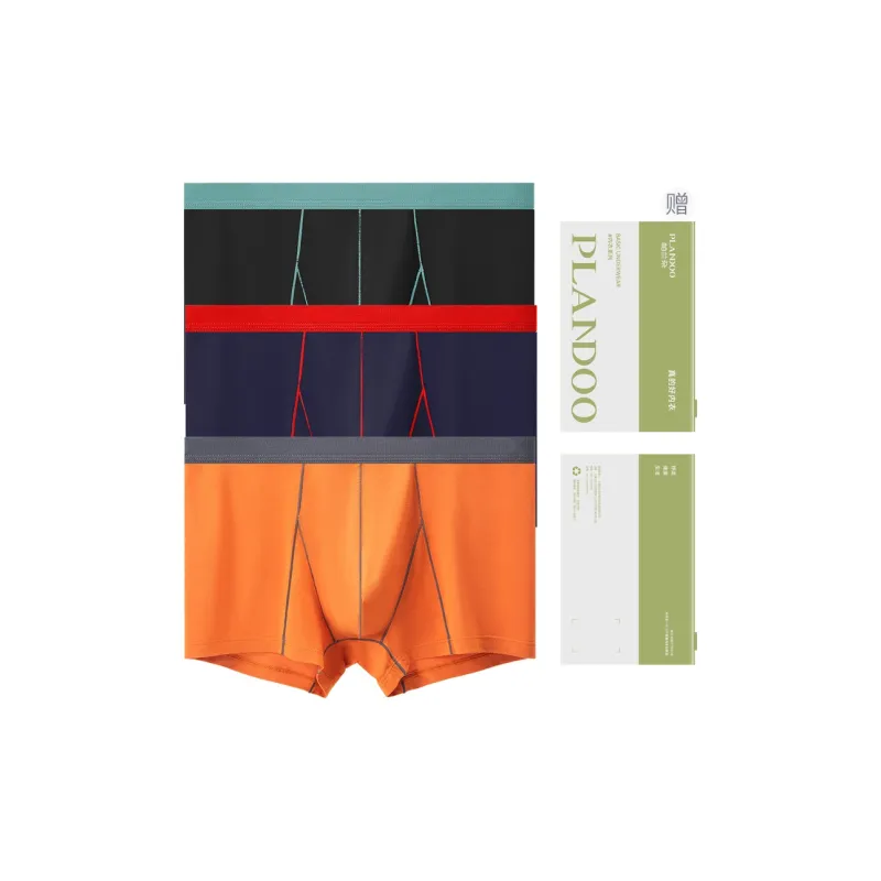 PLANDOO Underpants Men's 3 Pack-2