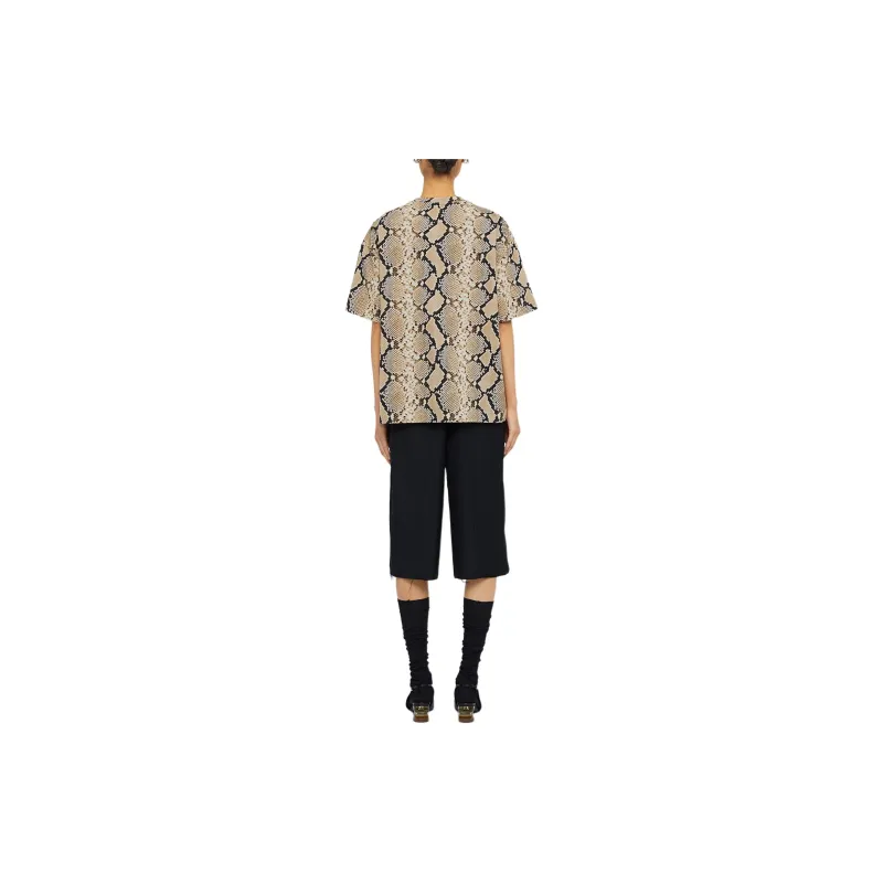 JIL SANDER Python Printed Crewneck T Shirt-2