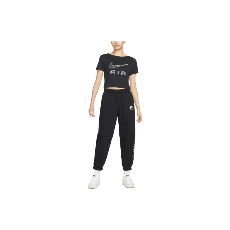 Nike Crop Top Air T-Shirt Women's Black-2