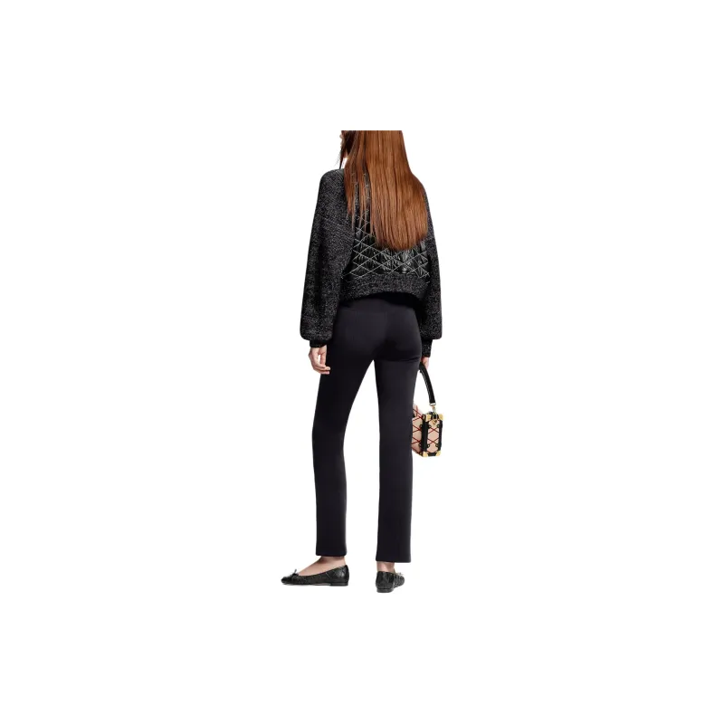 LOUIS VUITTON SS24 Casual Pants Women's Black-2
