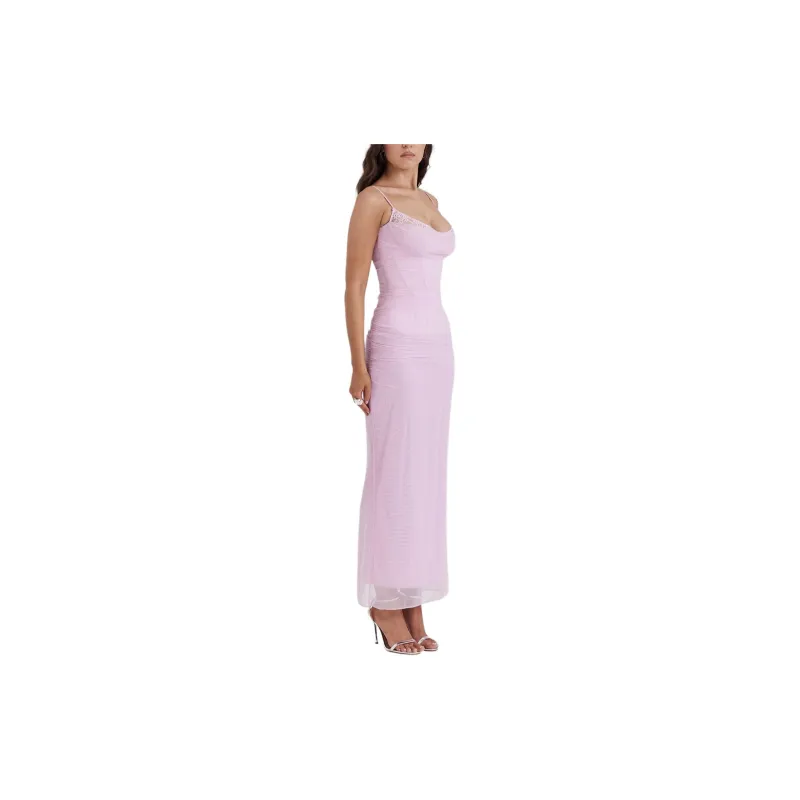 HOUSE OF CB NALINI Slip Dress Women's COTTON CANDY/Cotton Candy-4
