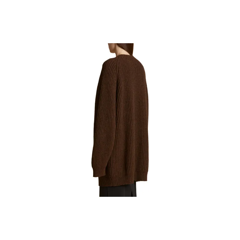 KHAITE Jina Knitted Cardigan-2