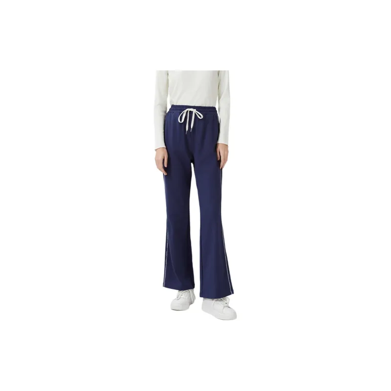 Hush Puppies Slimming Casual Pants Women's Dark Blue-3