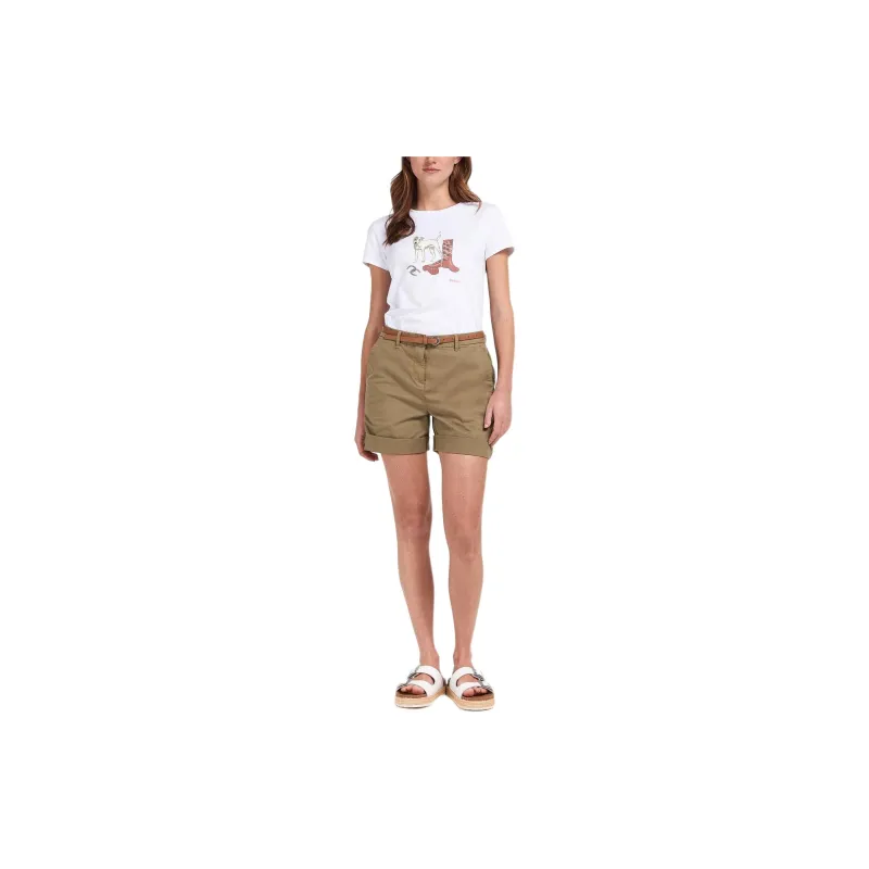 BARBOUR Chino Shorts Casual Shorts Women's Brown-1