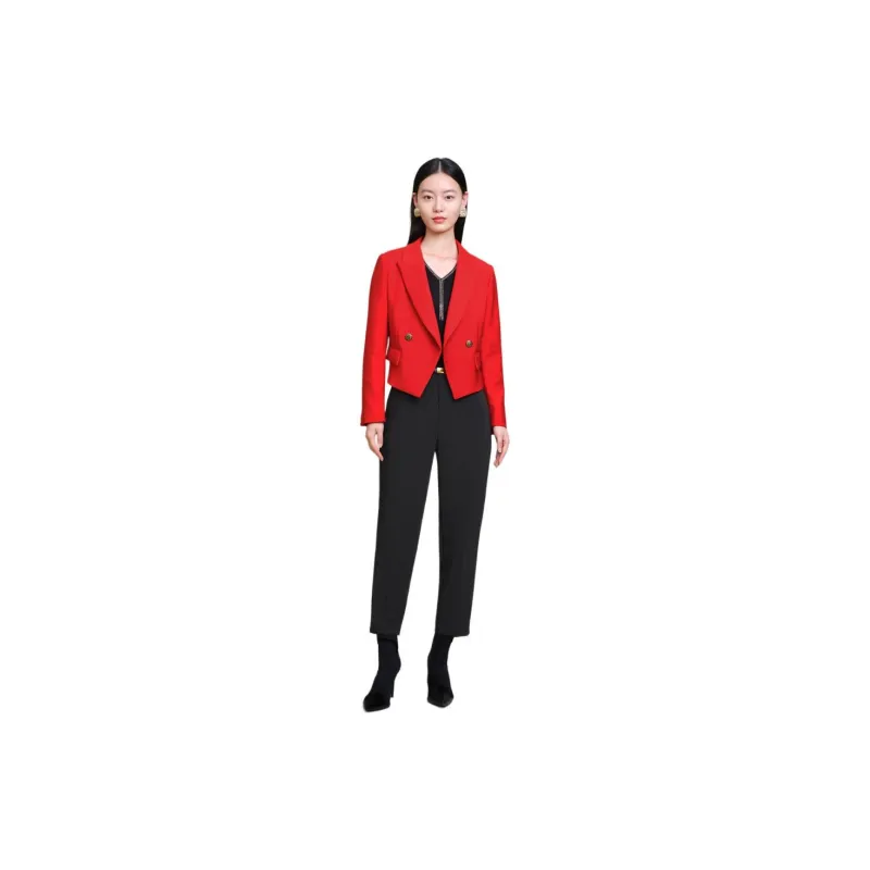 JZ. ANNAKRO Business Suit Women's Red-2