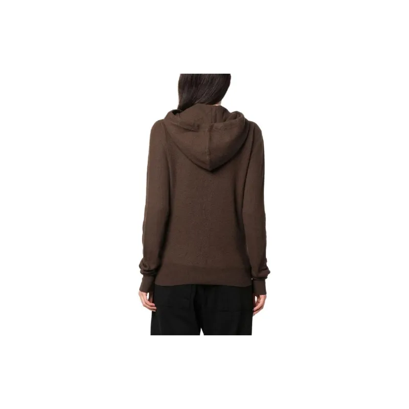 RICK OWENS Zip up Cashmere Hoodie-2