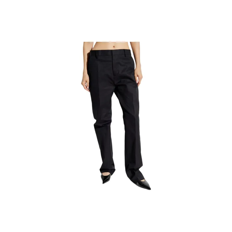 DSQUARED 2 Straight Leg Pleat Detailed Trousers-2