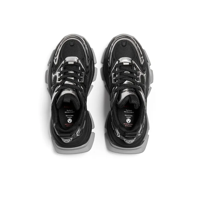 Acupuncture Mystic Realm Cushioning, Breathable, Lightweight Low Top Chunky Sneakers Unisex Black Box-16