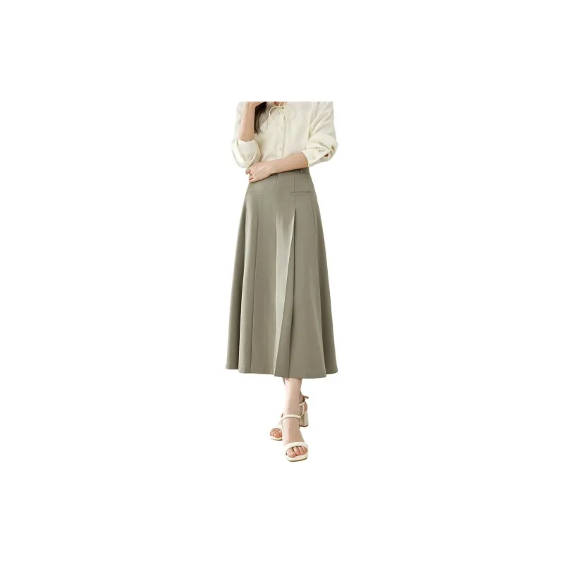 VIMLY Casual Long Skirts Women's-4