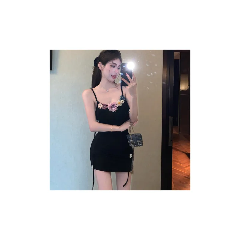 Incolore Slip Dress Women's Black-5