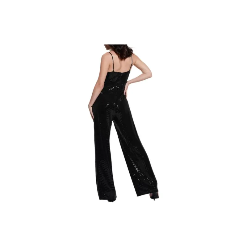 GUESS Fiarra Disco Jumpsuit Jumpsuit Women's Black-2