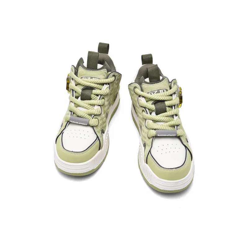 Cuzzi Anti-Slip And Wear-Resistant Height Increasing Low-Top Casual Skateboard Shoes Preppy Refreshing Unisex-18