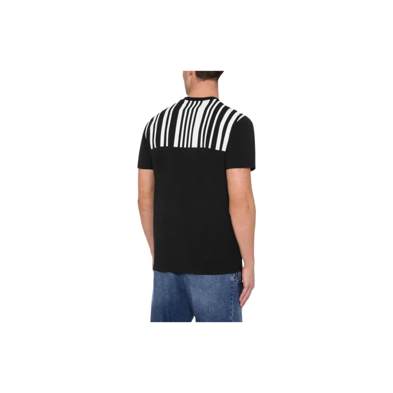 MOSCHINO Barcode print Cotton T shirt-2