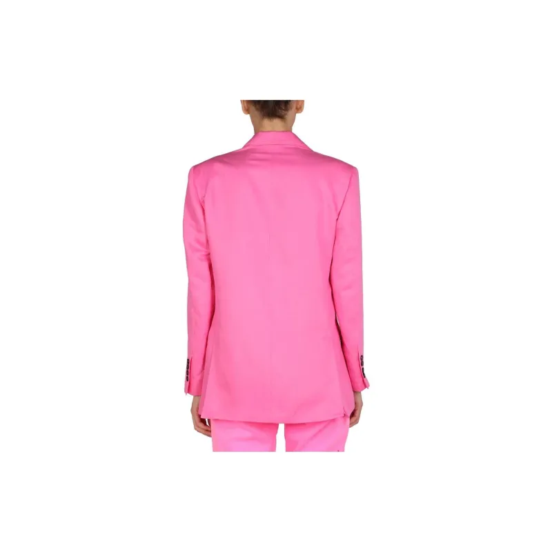 MSGM Single Breasted Long Sleeved Blazer-3
