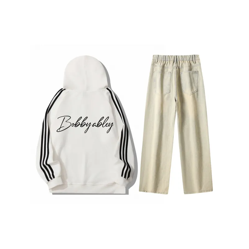 BOBBY ABLEY Sweatshirt Set Unisex Black-58