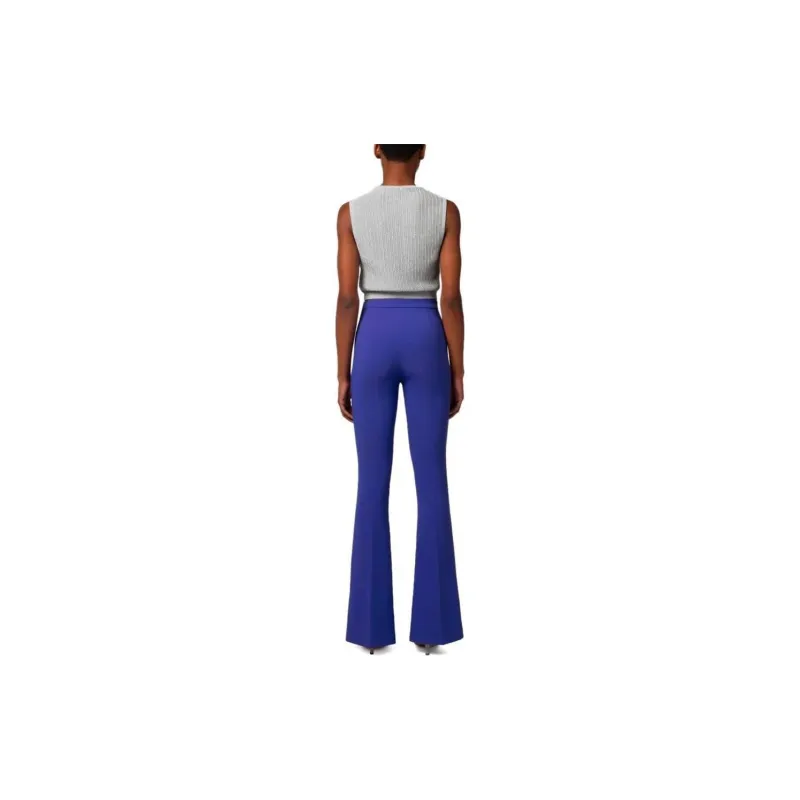 Elisabetta Franchi Crepe Flared Trousers-2