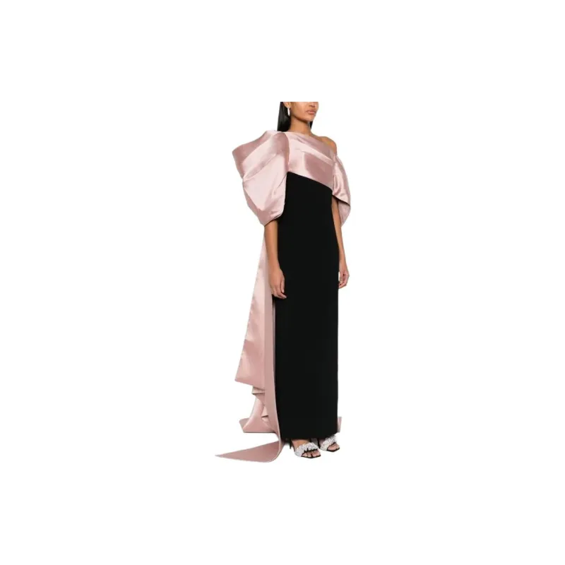 Solace London Raye Off shoulder Maxi Dress-3