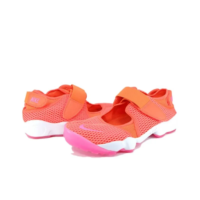 Nike Air Rift Anti Slip Wear Resistant Low Top Casual Shoes Women's Red Pink-2
