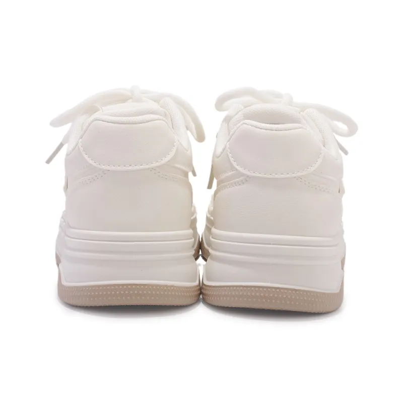 SNXR Slip-Resistant Cushioning Quick-Drying Wear-Resistant Low-Top Skateboard Shoes Women's Beige-13