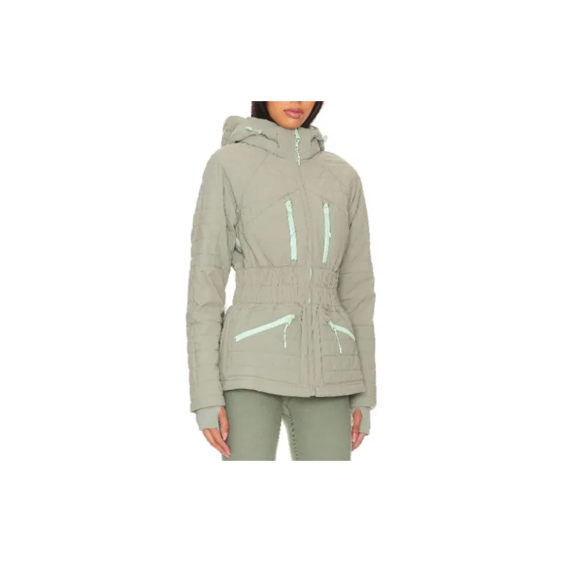 FREE PEOPLE FW23 Jackets Coats Women's Green-4