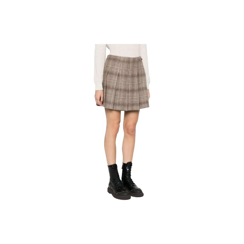 Brunello Cucinelli Casual Short Skirts Women's Beige-3