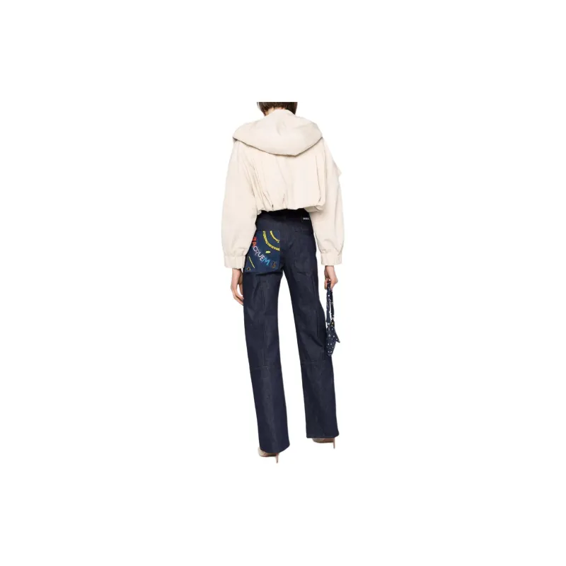 Jacquemus Le De Nimes Bordado 'Navy/Brown'-2