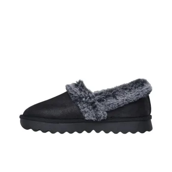 Skechers Slip Resistant Warm Low Top Casual Shoes Women's Black